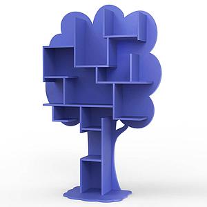 Bibliothèque arbre LOUANE Mathy by Bols bleu marseille