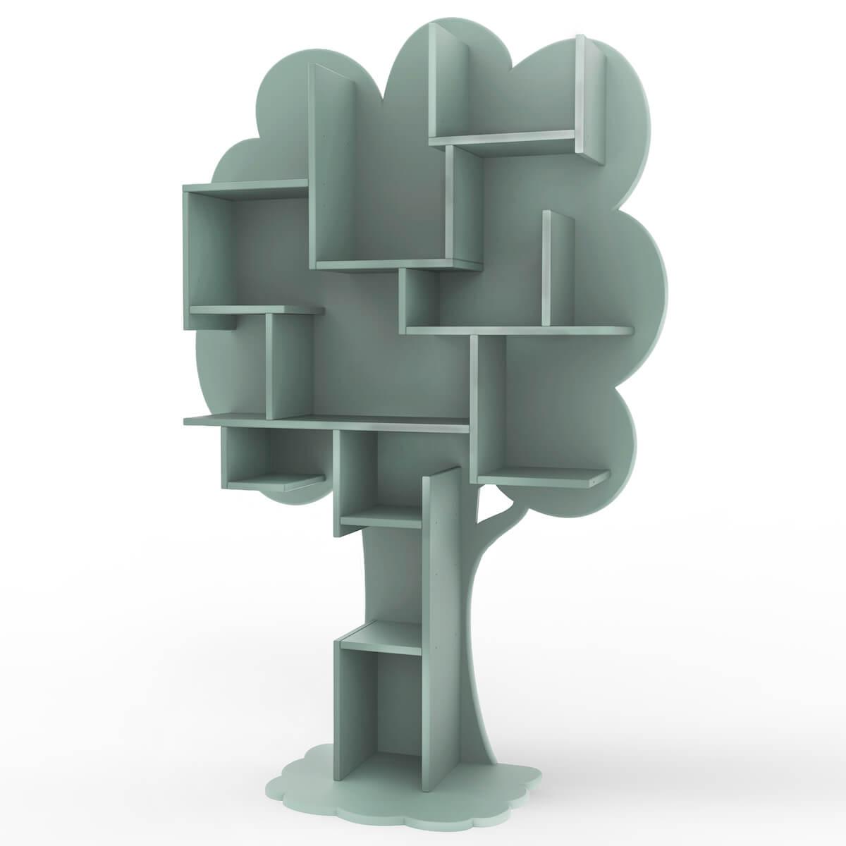Bibliothèque arbre LOUANE Mathy by Bols gris orage
