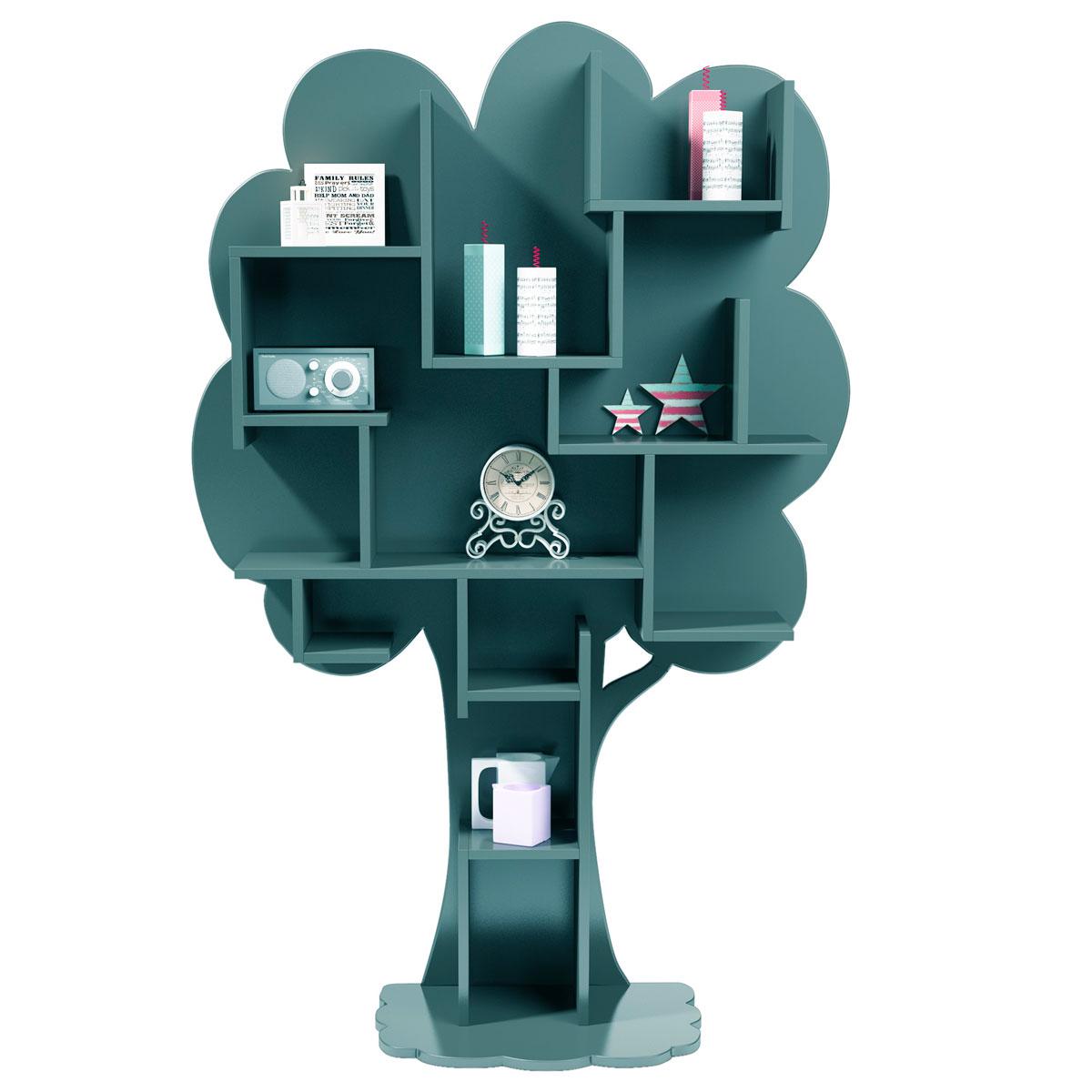 Bibliothèque arbre LOUANE Mathy by Bols gris orage
