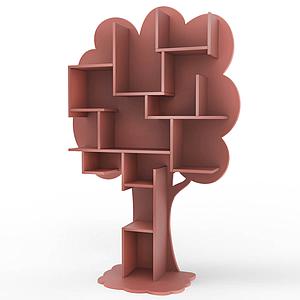 Bibliothèque arbre LOUANE Mathy by Bols marsala