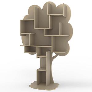 Bibliothèque arbre LOUANE Mathy by Bols taupe
