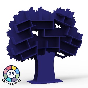 Bibliothèque arbre TESS Mathy by Bols bleu atlantique