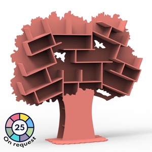 Bibliothèque arbre TESS Mathy by Bols corail