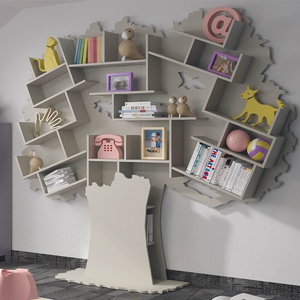 Bibliothèque arbre TESS Mathy by Bols jaune ocre