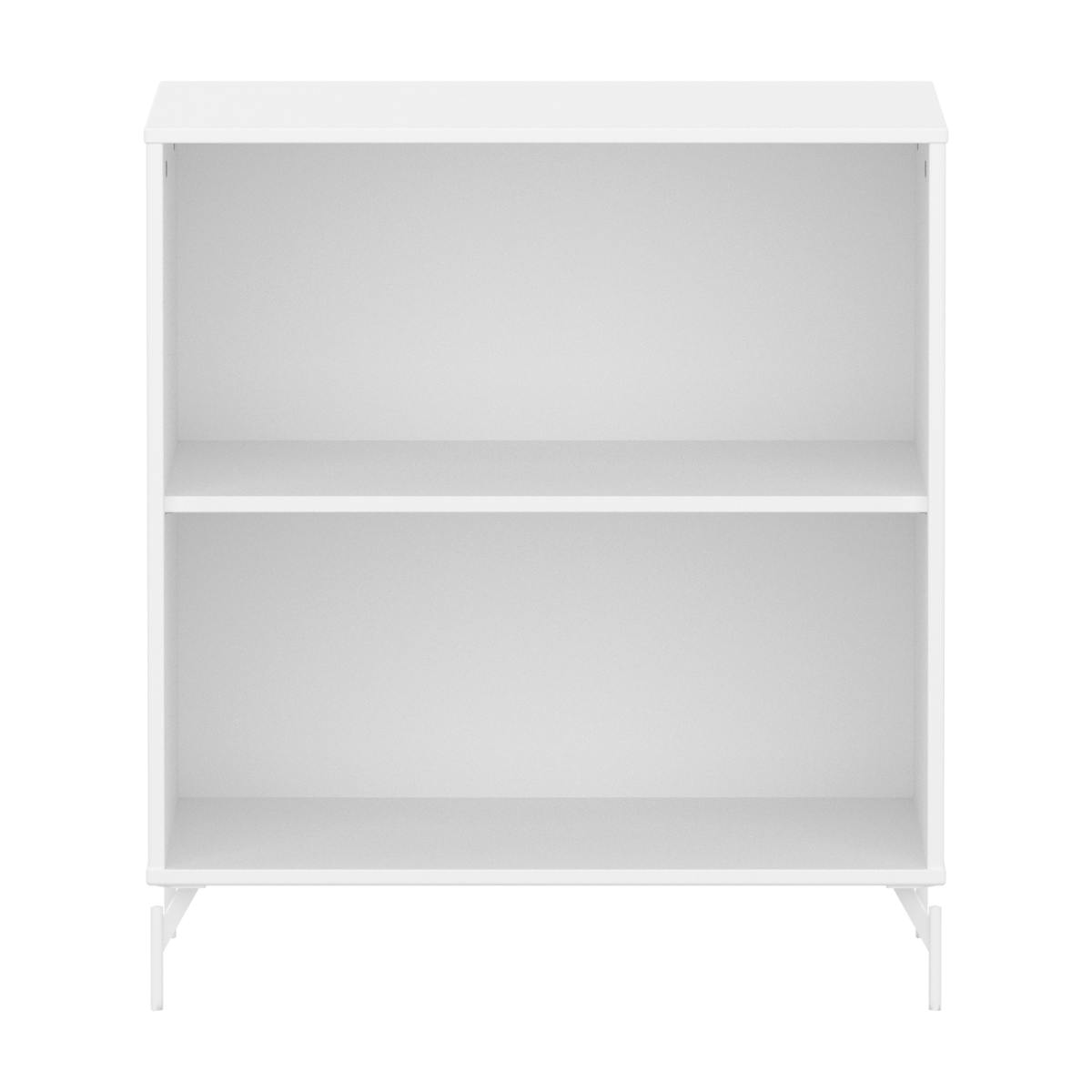 Bibliothèque avec pied 1 tablette SAGA Flexa blanc blanc