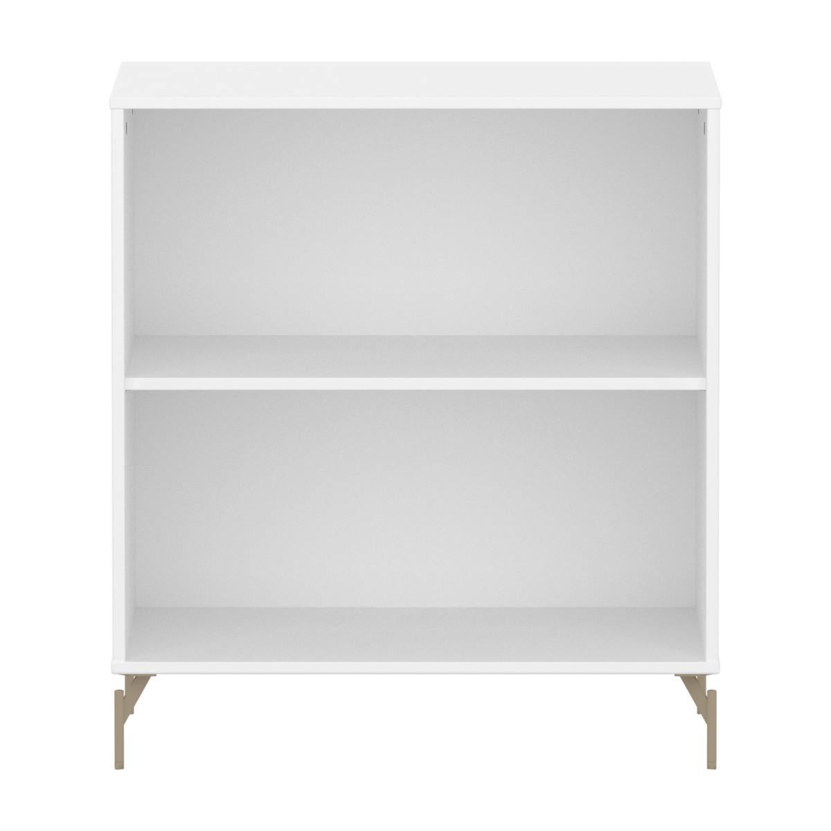 Bibliothèque avec pied 1 tablette SAGA Flexa blanc oat