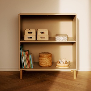 Bibliothèque avec pied 1 tablette SAGA Flexa oat oak