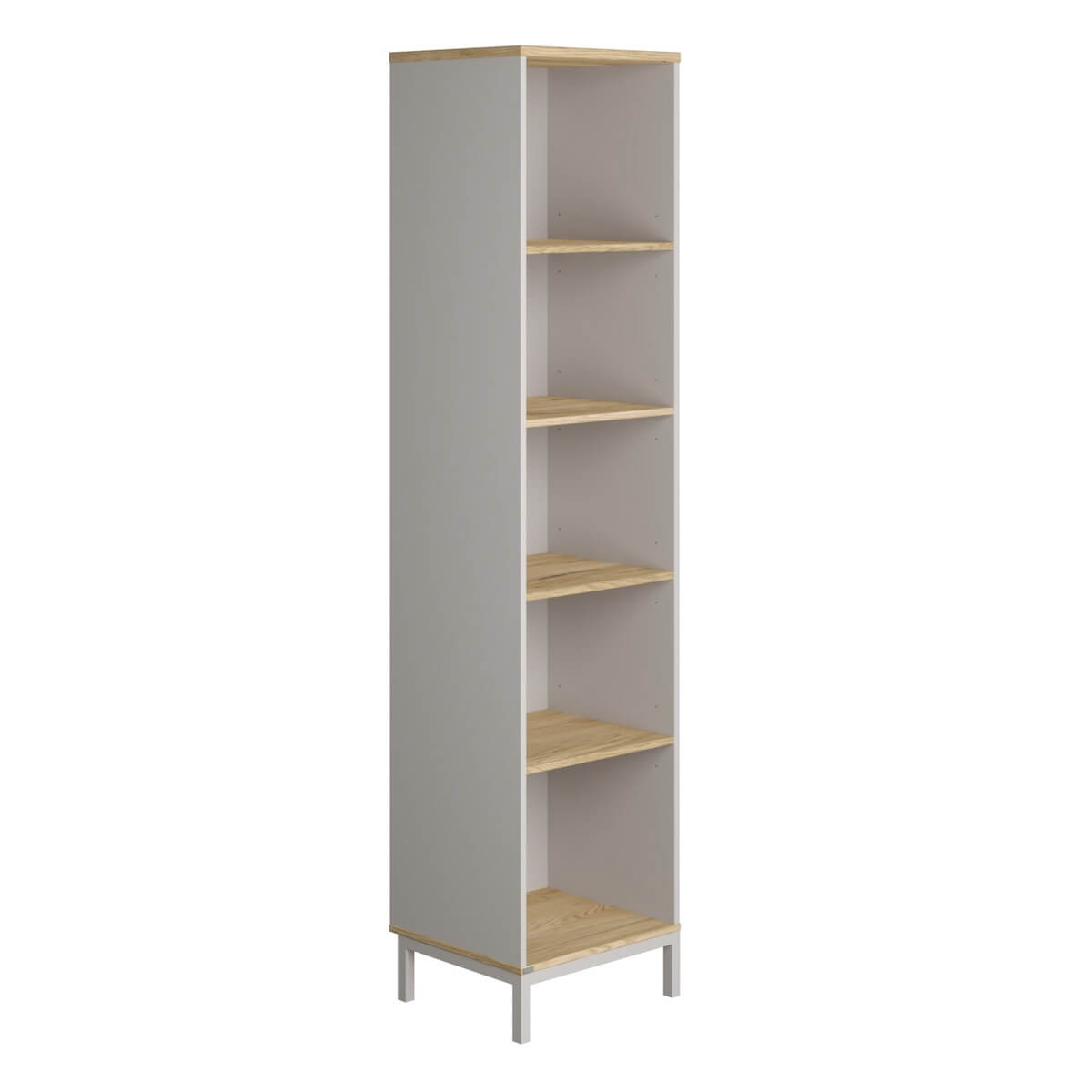 Bibliothèque BENNE Paidi Chêne Montana gris ardoise