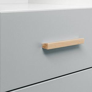 Bibliothèque EMMA Bopita blanc-gris