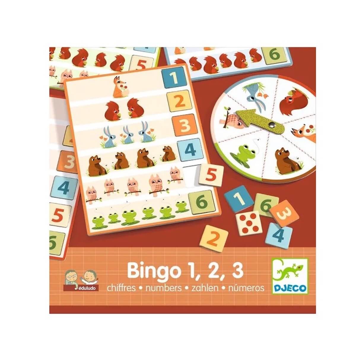 Bingo 1, 2, 3 chiffres Djeco