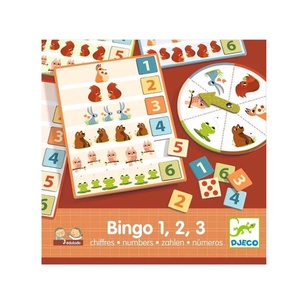 Bingo 1, 2, 3 chiffres Djeco