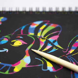 Bloc à gratter RAINBOW ARTS Beleduc