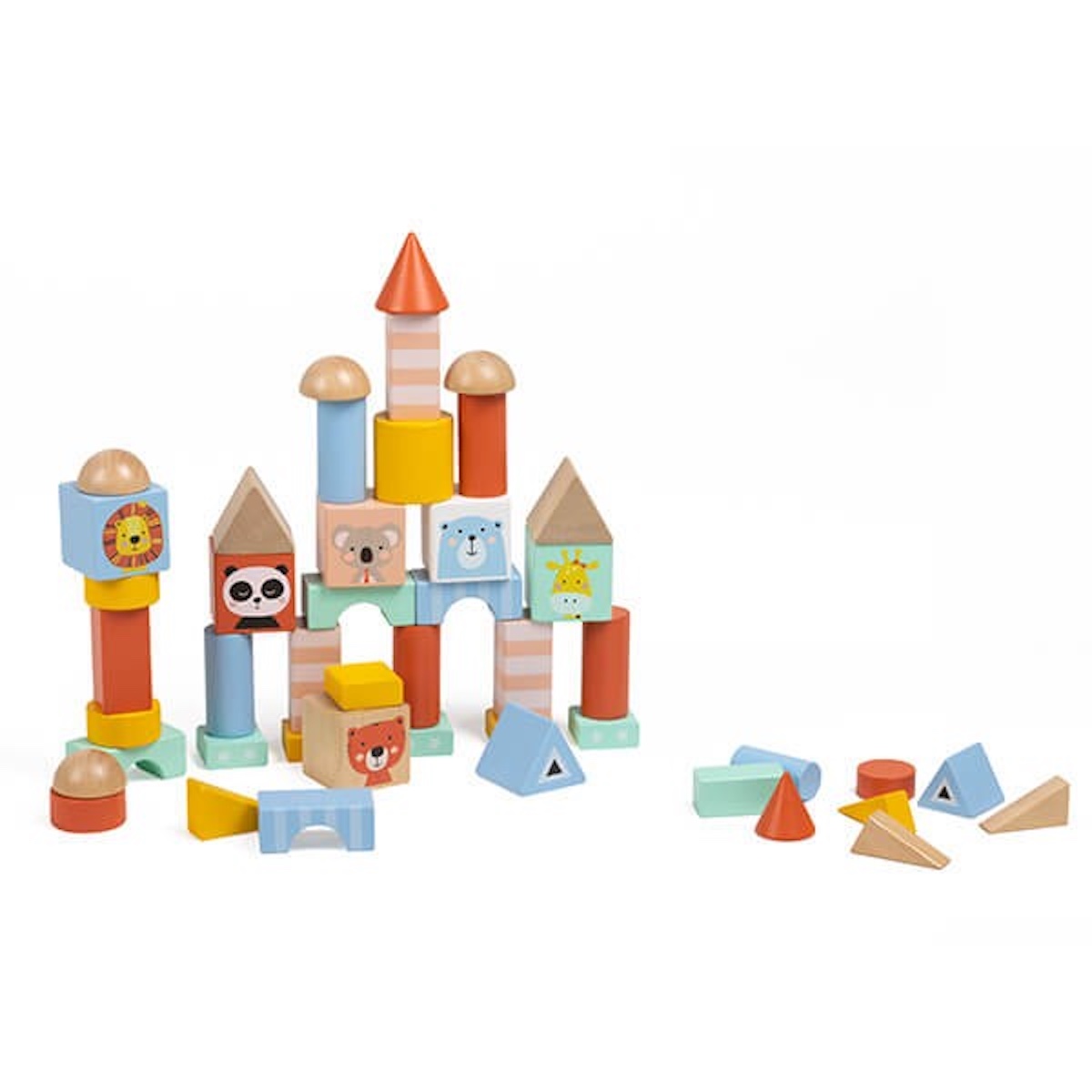 Blocs de construction en bois Wild Eurekakids