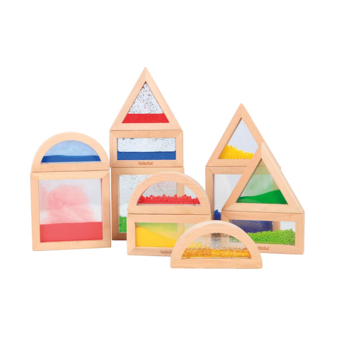 Blocs de construction sensoriels 12 pcs. Beleduc