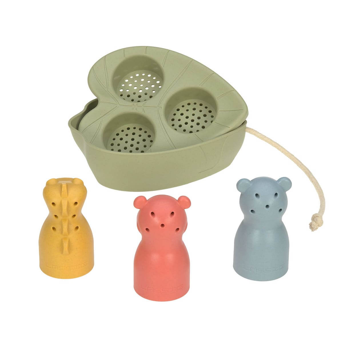 Boat Toy Set Water Friends olive Laessig