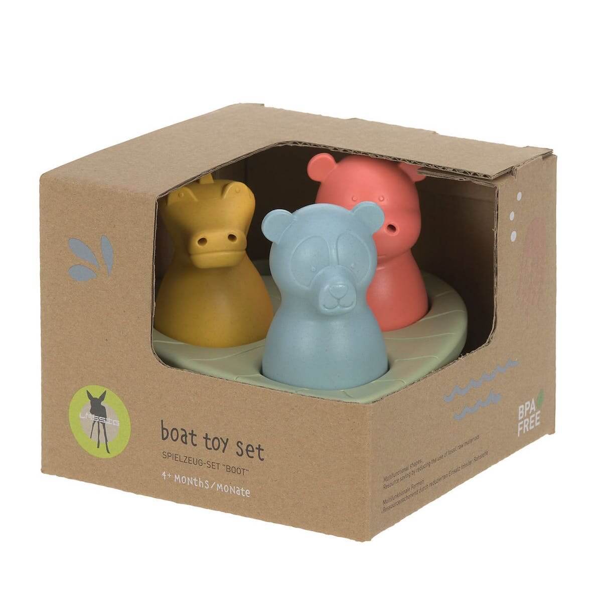 Boat Toy Set Water Friends olive Laessig