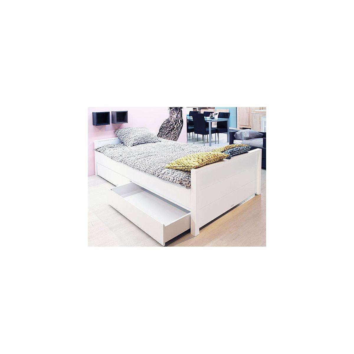 BOBBY by Bopita Set de 2 tirois 90x100 pour lit 90x200cm Blanc