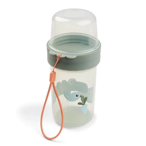 Bocal à goûter TO GO 2-WAY Done by Deer Done by Deer Croco Green