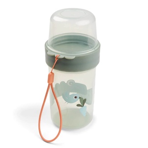 Bocal à goûter TO GO 2-WAY Done by Deer Done by Deer Croco Green