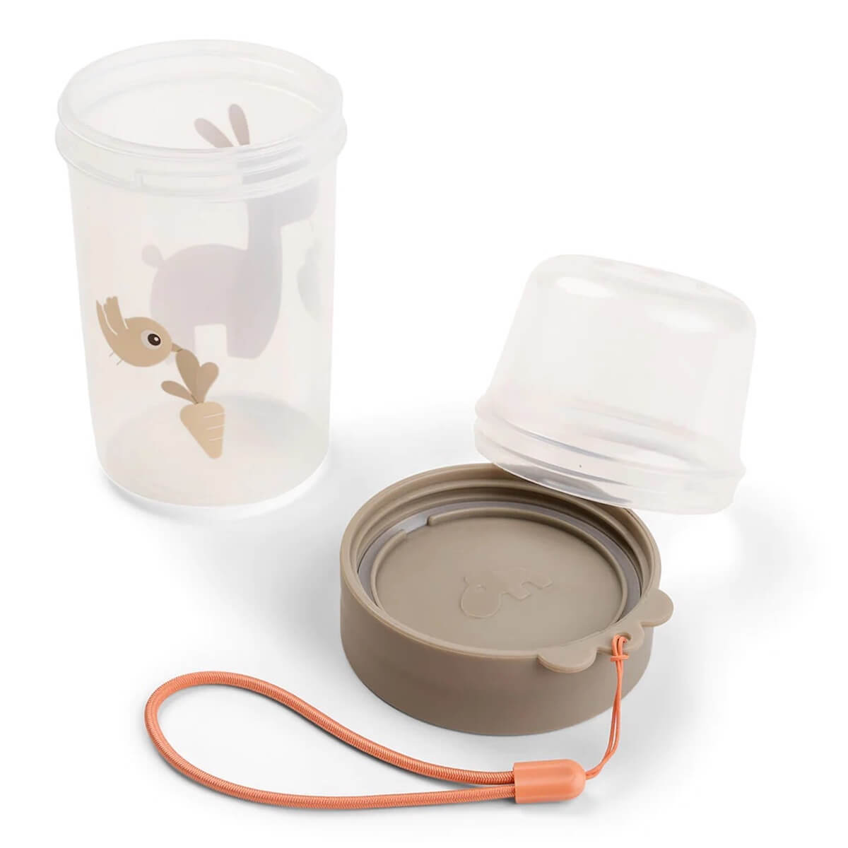 Bocal à goûter TO GO 2-WAY Done by Deer Lalee Sand