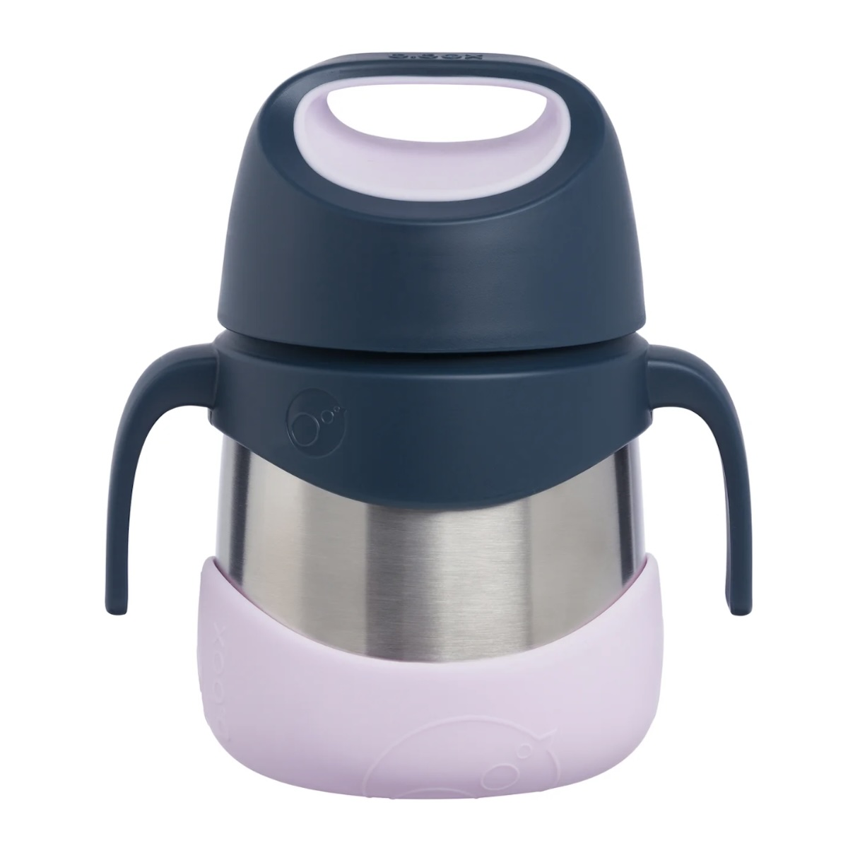 Boite à repas isotherme evolutive avec fourchette indigo rose b.box