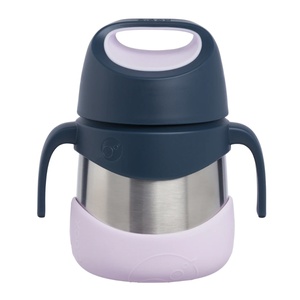 Boite à repas isotherme evolutive avec fourchette indigo rose b.box