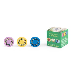 Boîte de 3 disques pour lampe Minusculette ECOLE DES LOISIRS Moulin Roty