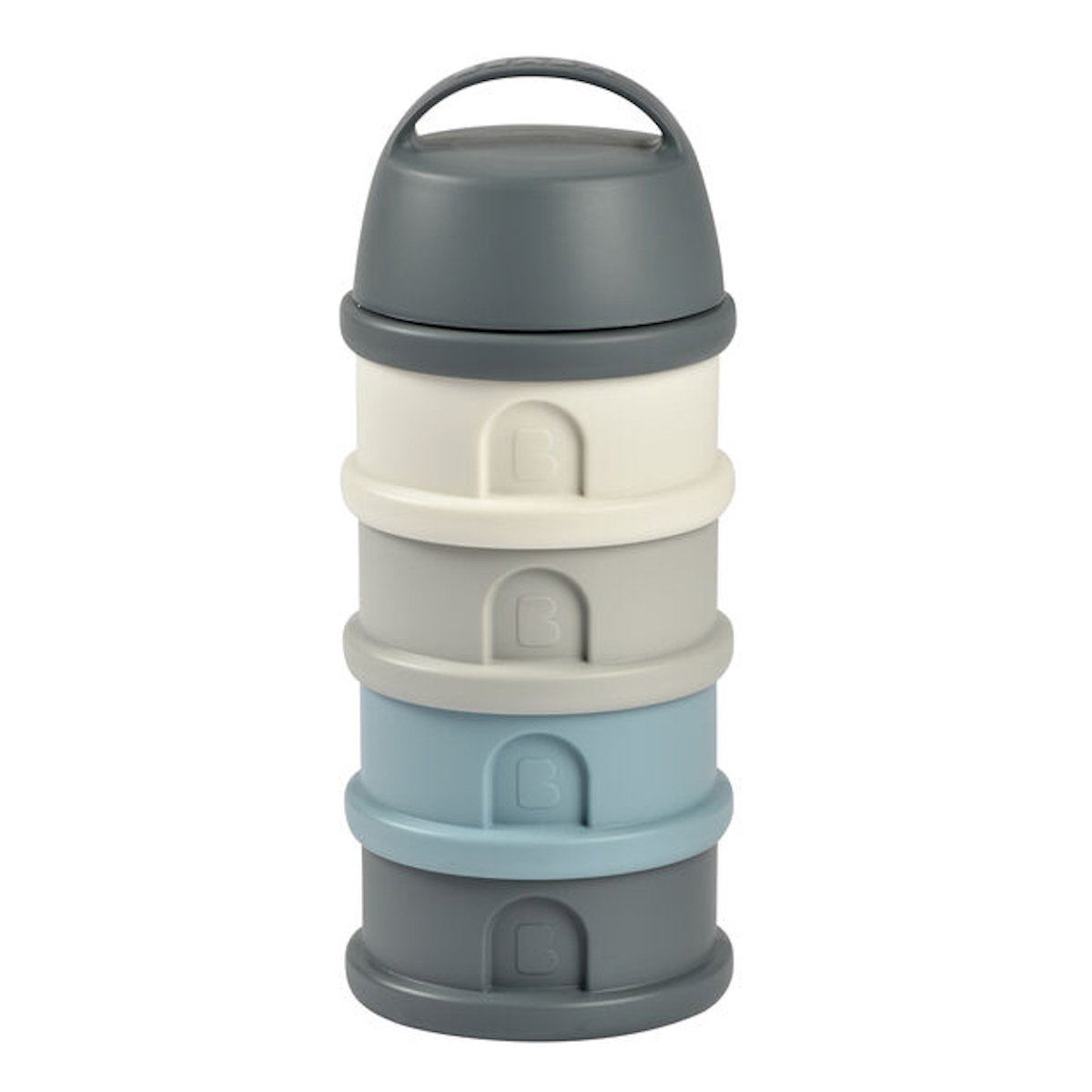 Boîte doseuse 4 compartiments Beaba Mineral grey blue