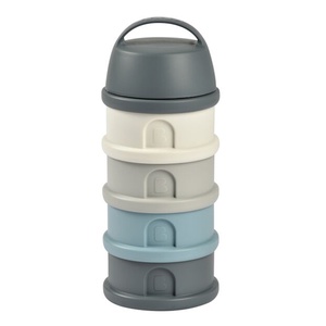 Boîte doseuse 4 compartiments Beaba Mineral grey blue
