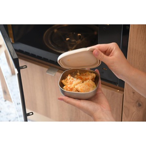 Boîtes repas inox multi-usage x3 Beaba Natural set