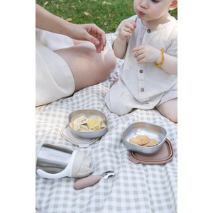 Boîtes repas inox multi-usage x3 Beaba Natural set