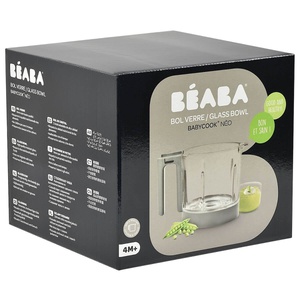 Bol en verre-cuiseur vapeur BABYCOOK Beaba Neo grey