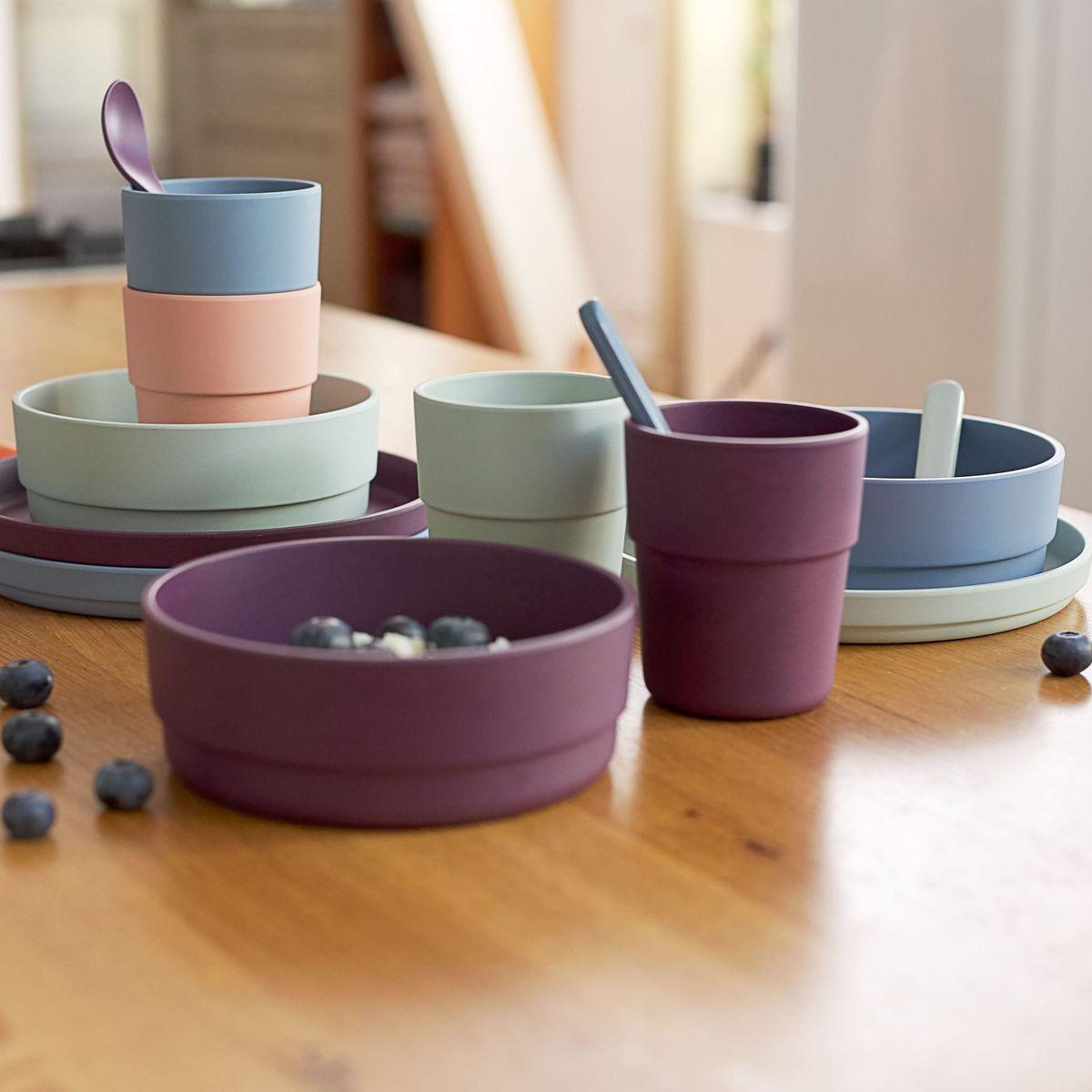abitarekids.lu Bol enfant bambou Laessig mintblueberry
