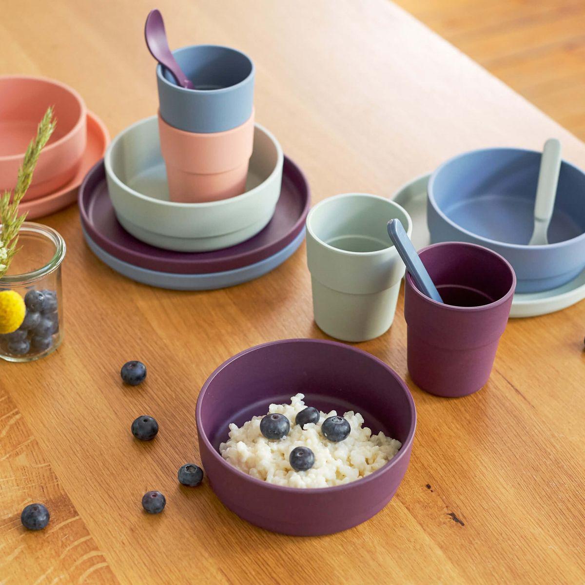 abitarekids.lu Bol enfant bambou Laessig mintblueberry