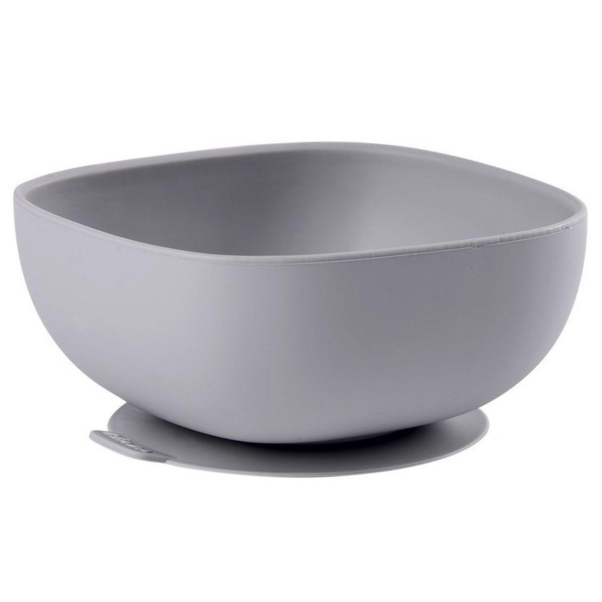 Bol silicone ventouse Beaba grey
