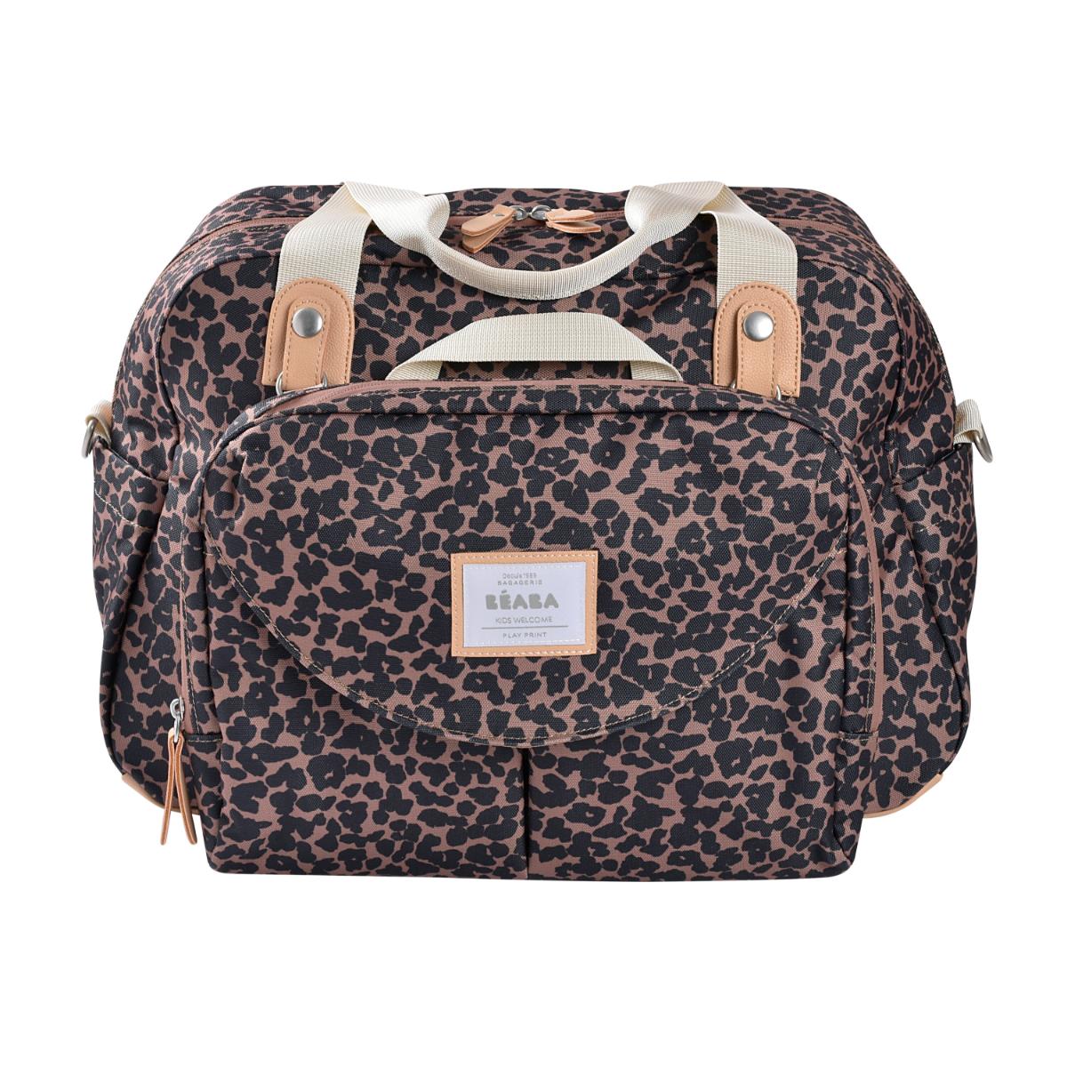 Bolso cambiador Ginebra II Edicion limitada Béaba Leopardo