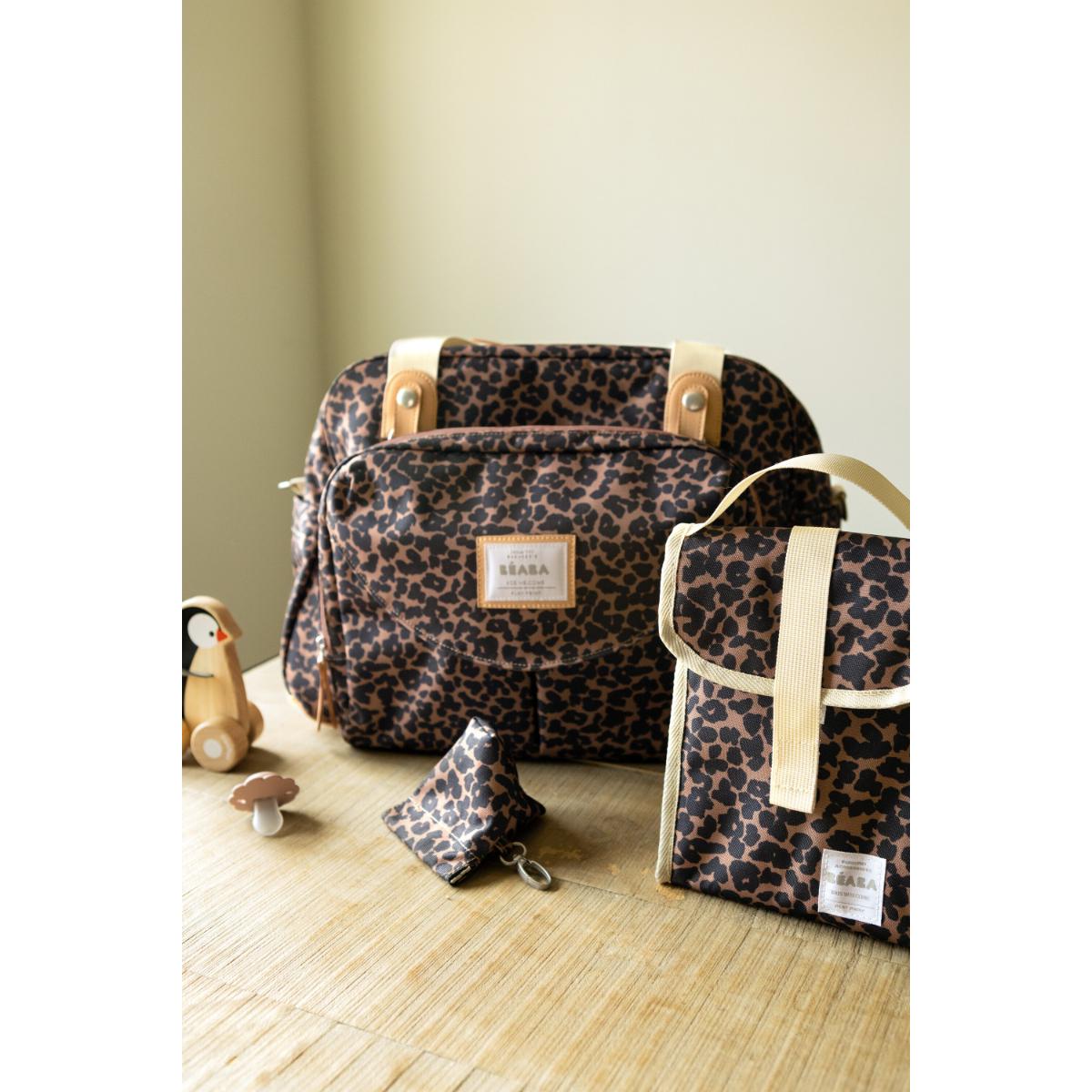 Bolso cambiador Ginebra II Edicion limitada Béaba Leopardo
