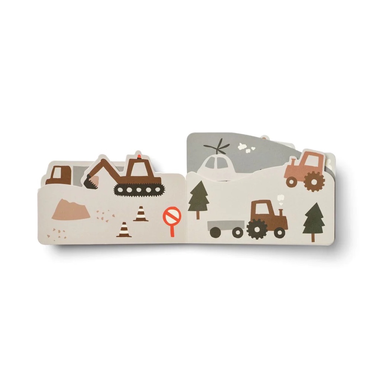 Book Jade Special Shape Liewood VEHICLES dove blue