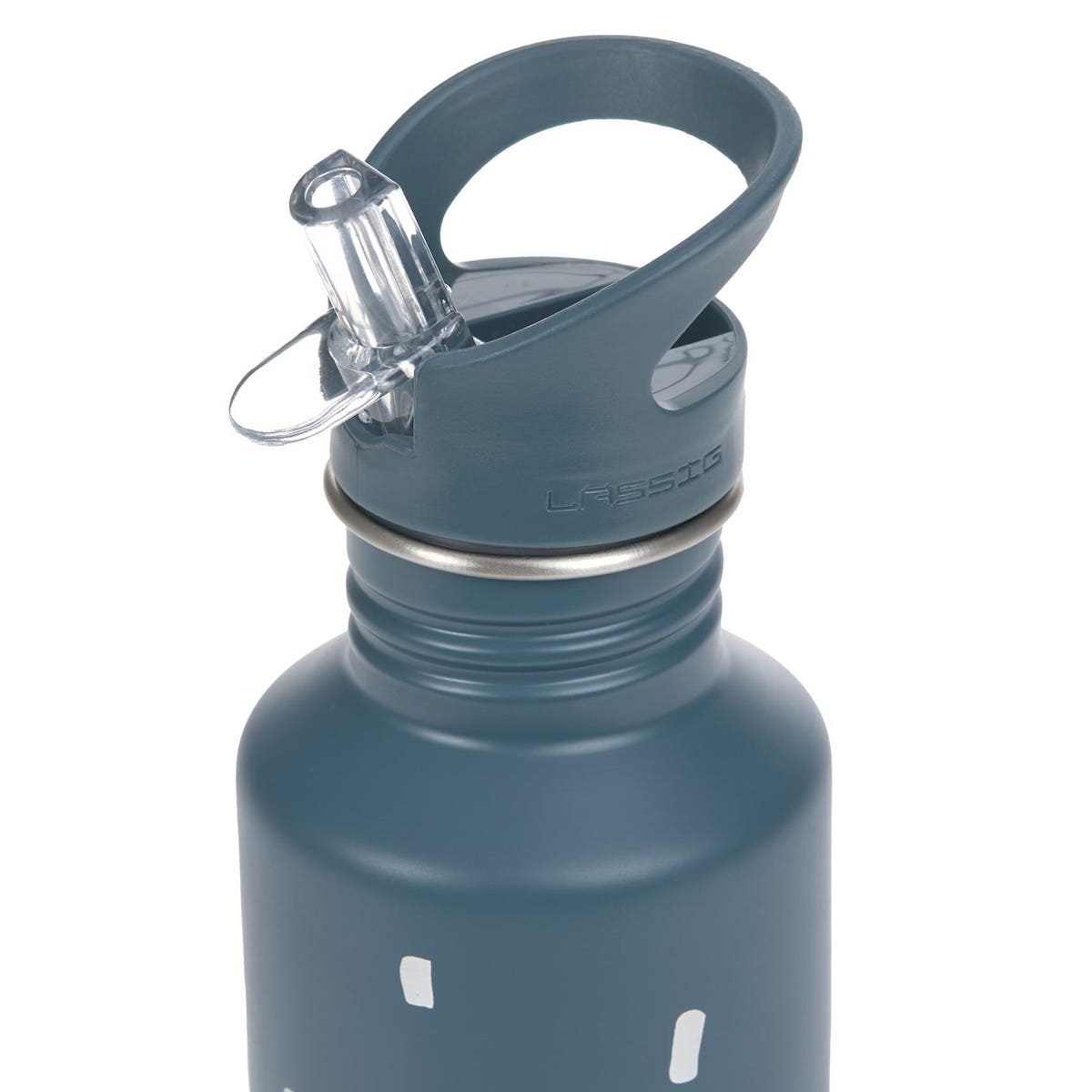 Bottle Stainless Steel Happy Prints midnight blue Laessig