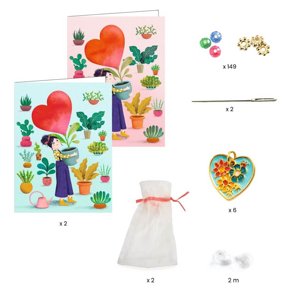 Bracelet d'amitié à crée COEUR Djeco