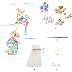 Bracelets d'amitié à créer ENFILAGE LETTRES Djeco