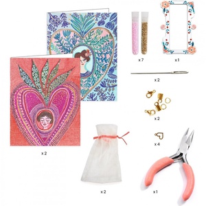 Bracelets d'amitié à créer MIYUKI ET COEURS Djeco