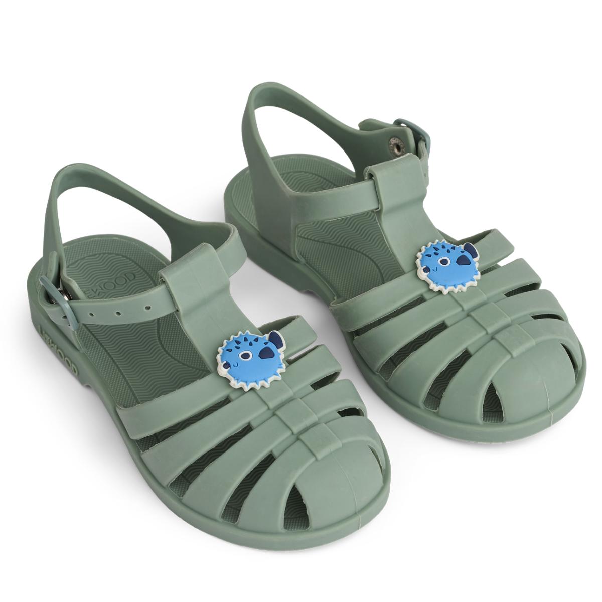 Bre Sandals with Charms 24 Liewood Puffer peppermint