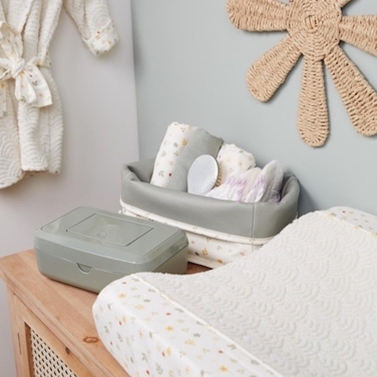 Brosse et peigne Bebejou Breeze Green