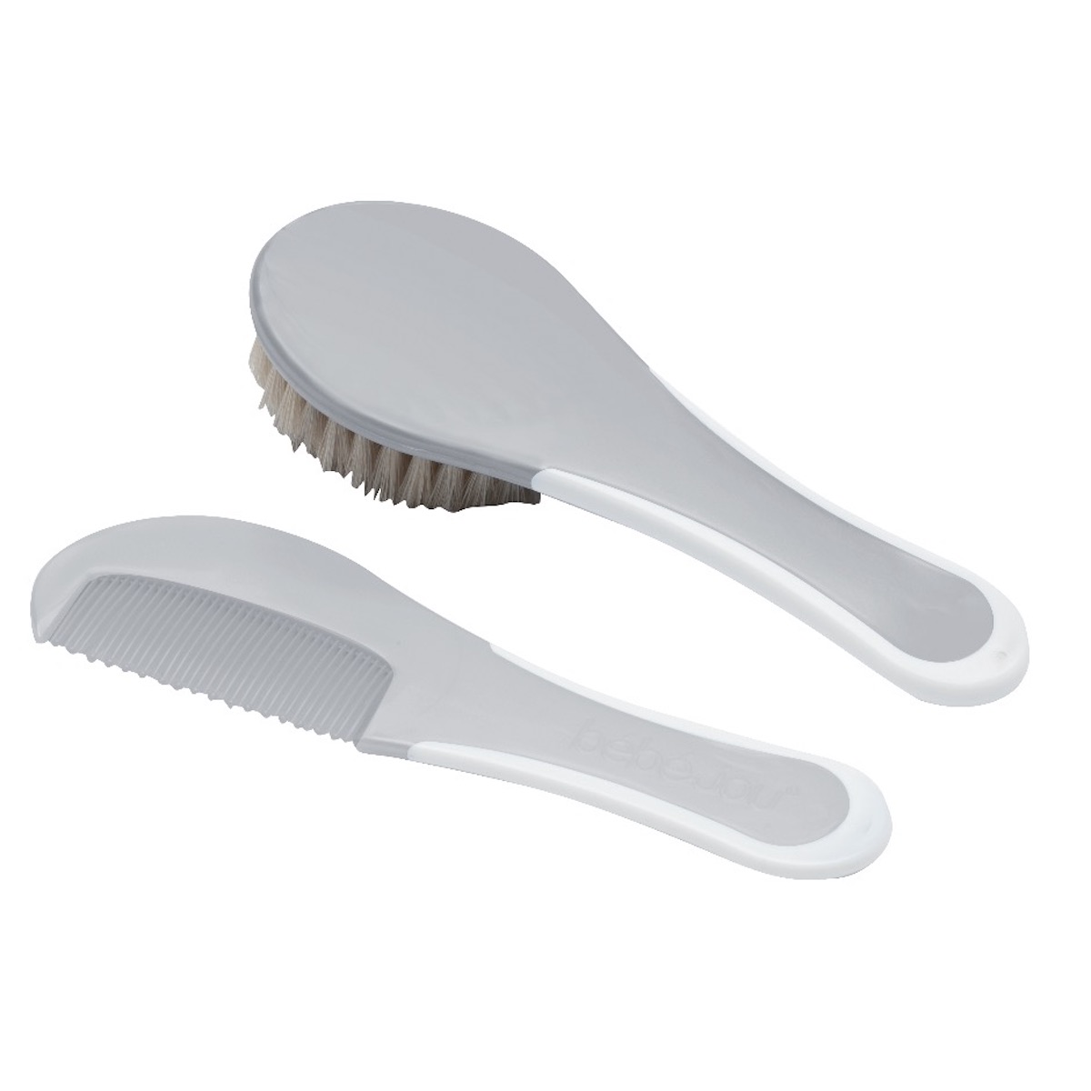 Brosse et peigne Bebejou Gris Clair