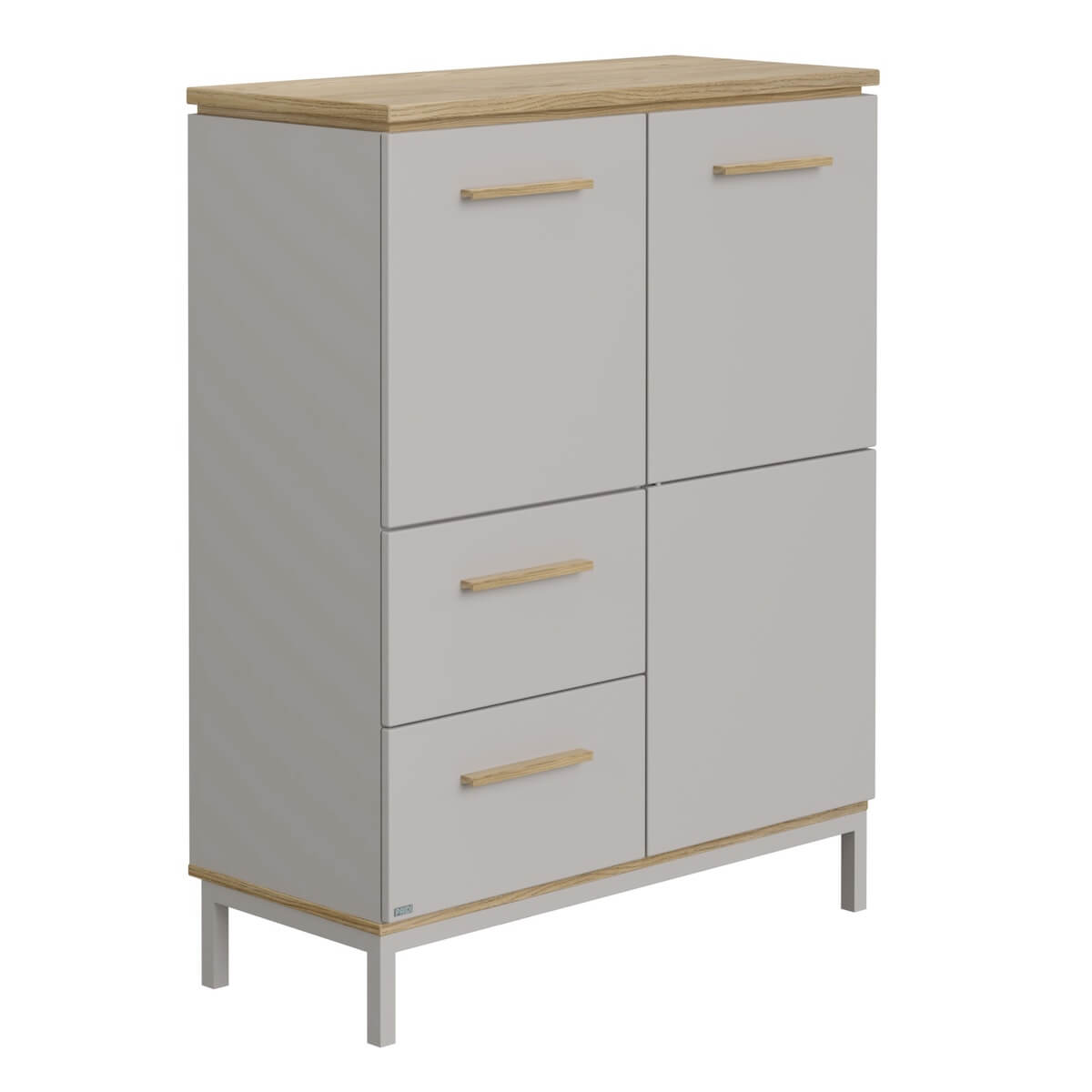 Buffet haut BENNE Paidi Chêne Montana gris ardoise