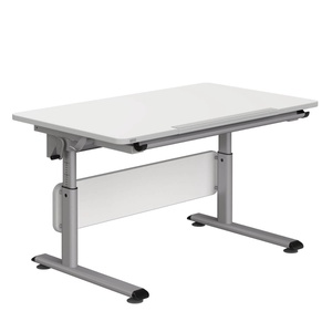 Bureau 120x70cm DIEGO Paidi Argent-blanc