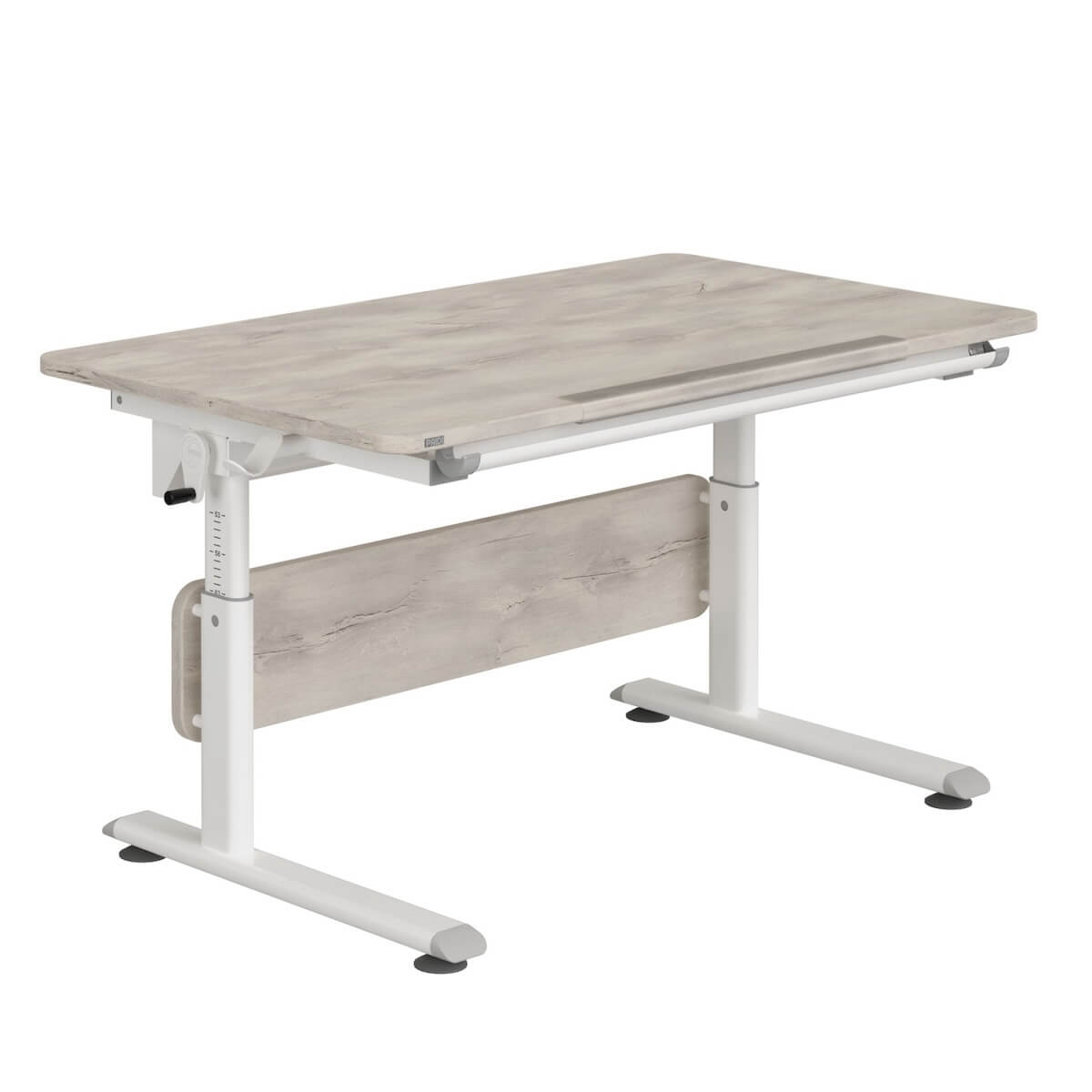 Bureau 120x70cm DIEGO Paidi Blanc-chêne nautique