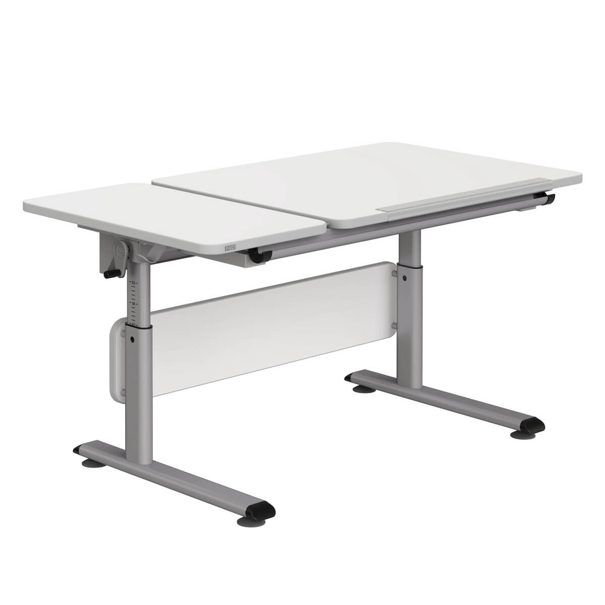 Bureau 130x70cm DIEGO GT Paidi Argent-blanc