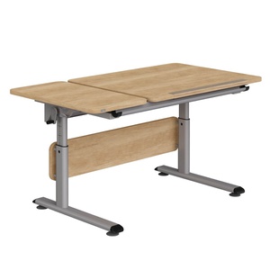 Bureau 130x70cm DIEGO GT Paidi Argent-chêne Nebraska